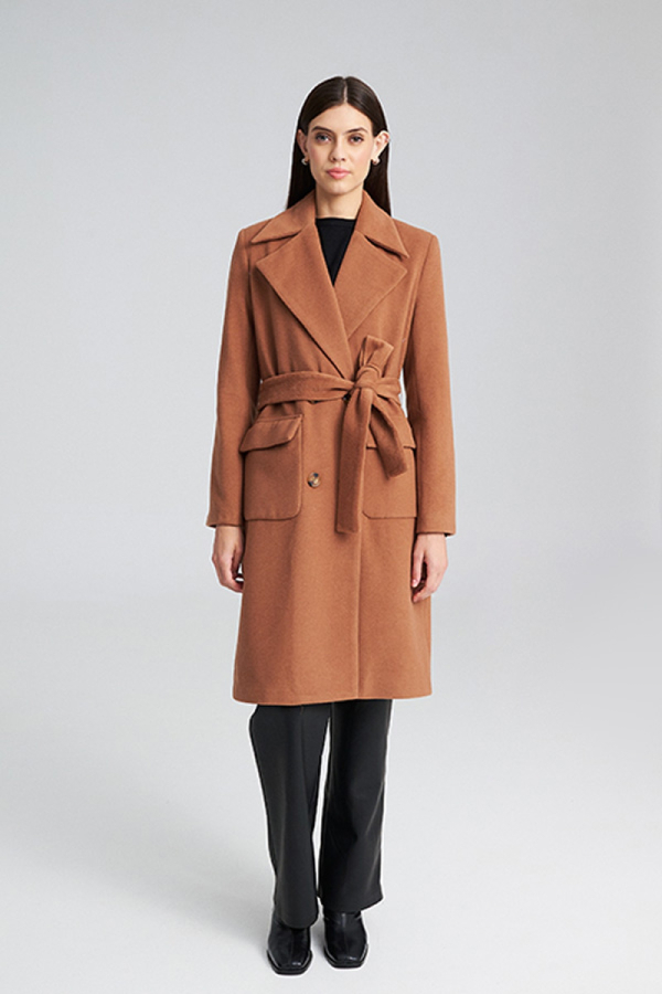 MABEL COAT - BROWN