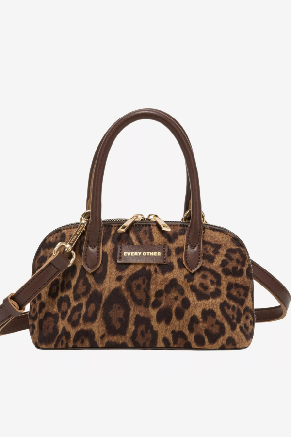 SUEDE EFFECT MINI BOWLING BAG