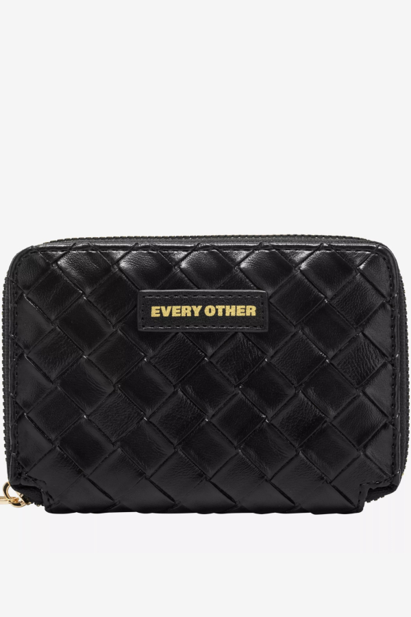 WOVEN PURSE / BLACK