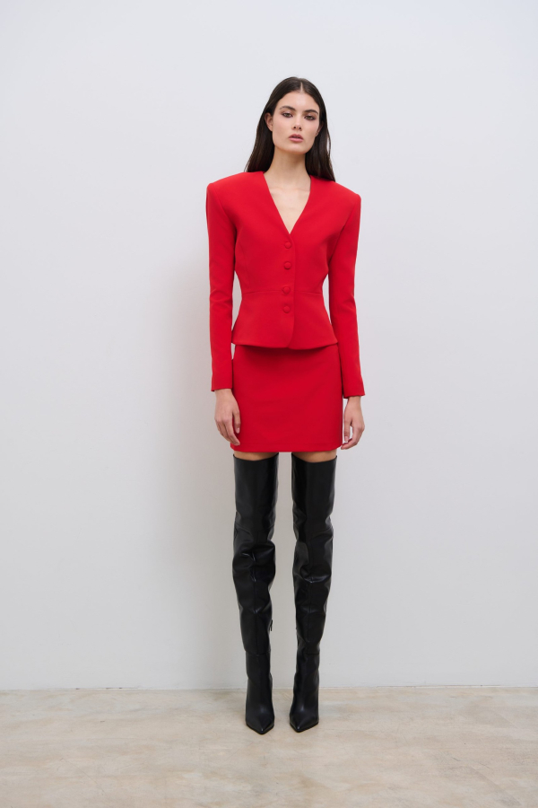AURORA SKIRT RED