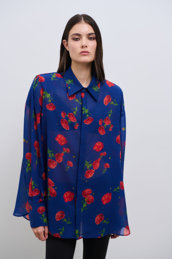 CARNATION DRAM SHIRT BLUE