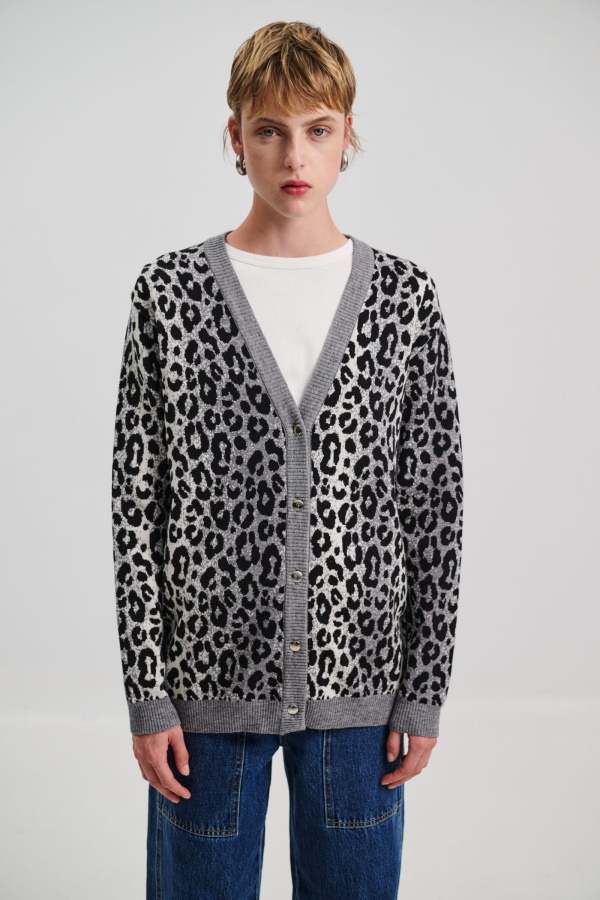 CARDIGAN LEOPARD