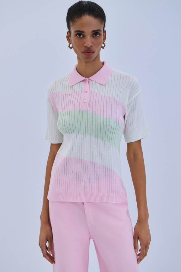 BLOUSE POLO TRICOLOR - TYPE