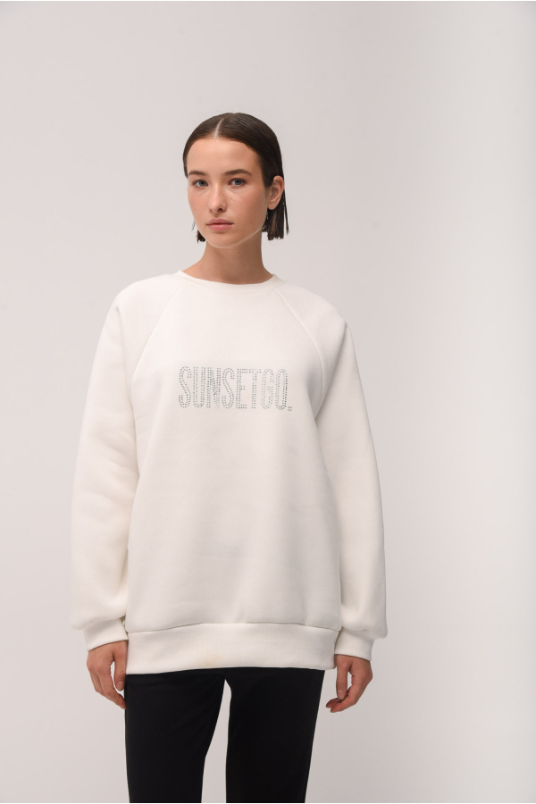 Off white hotsell oversized sweater