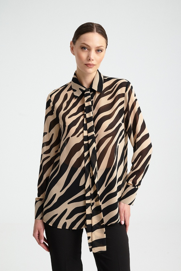 ELSIE ZEBRA PRINT SHIRT 