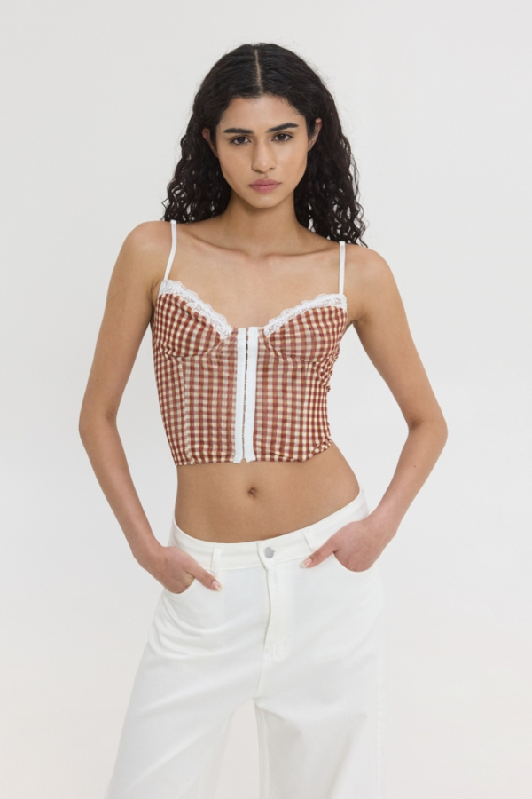 FIONA CORSET - PLAID