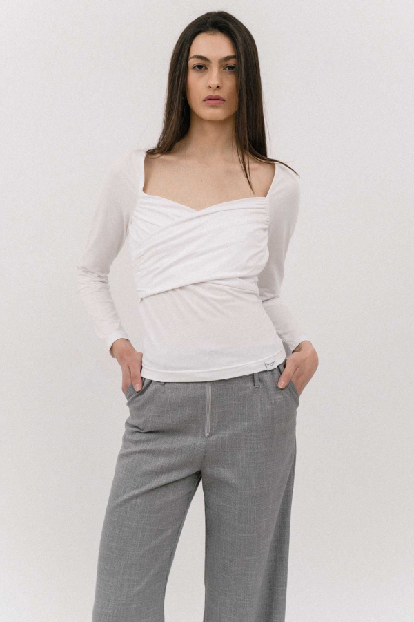 THE PEPPER SEEDS TOP - WHITE