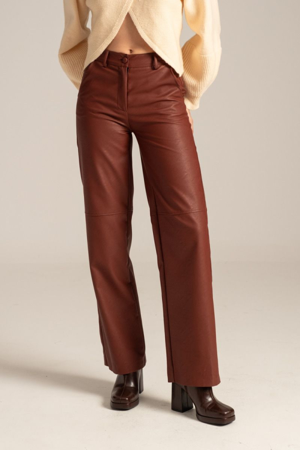 HAZEL TROUSERS - BROWN