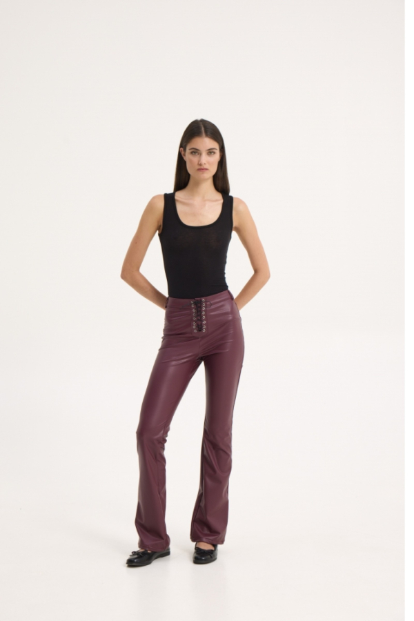 HEATHER PANTS - BORDEAUX 