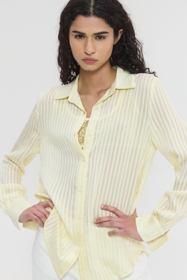 LUCIDA SEMI-SHEER SHIRT