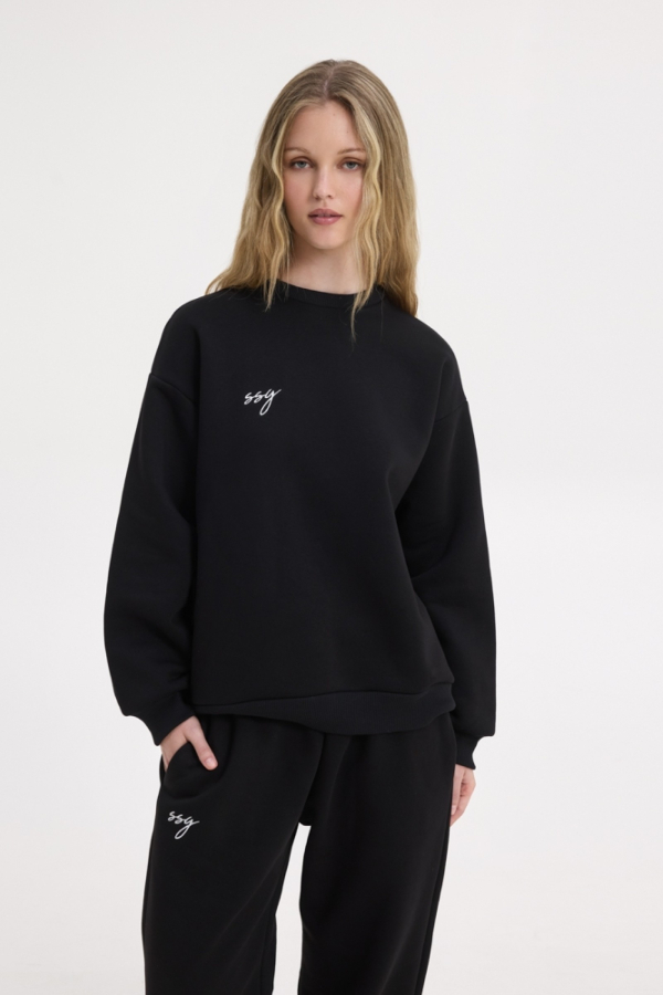 MABEL SWEATSHIRT - BLACK