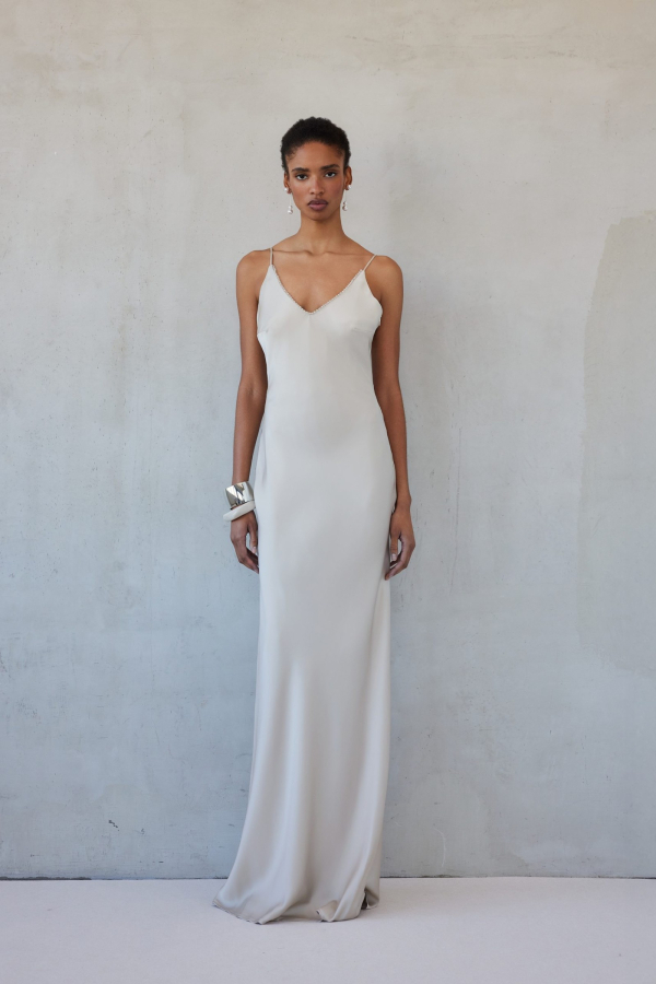 LUISA DRESS / GREIGEE