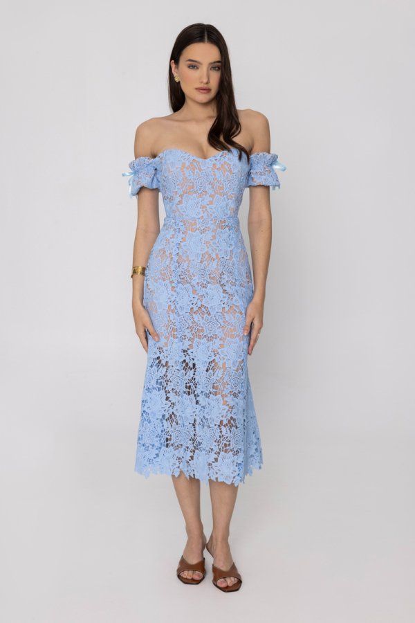 JOHANA DRESS - BLUE 