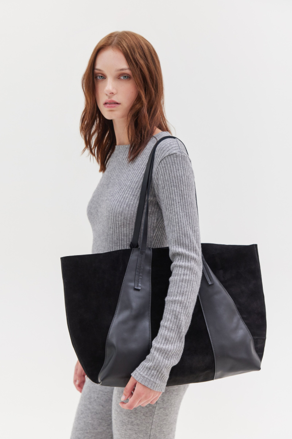 ALYSSA TOTE BAG - BLACK