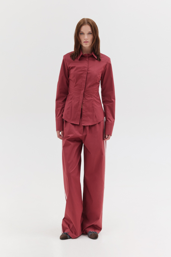 NATALIA PANTS - BRICK RED