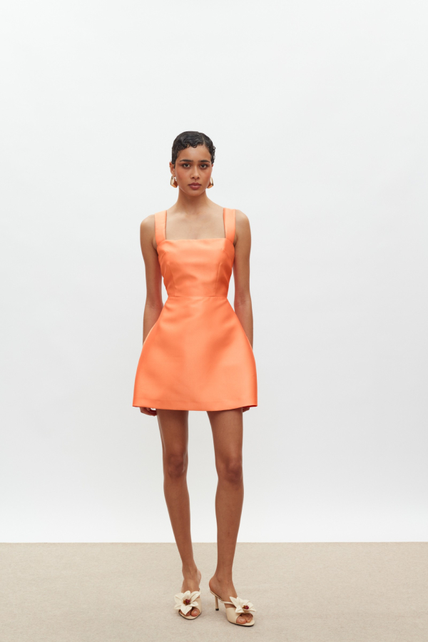 VASILIKI MINI DRESS - PEACH