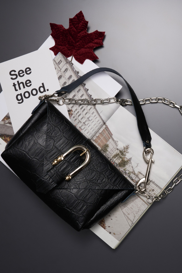 'MOVE' SHOULDER BAG - BLACK