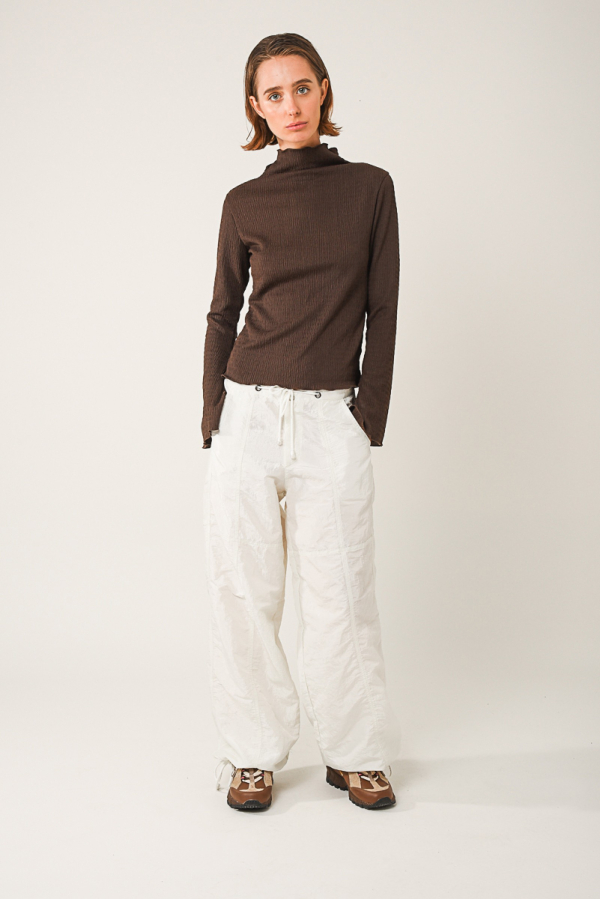 ASHLEY CARGO TROUSERS - OFF WHITE