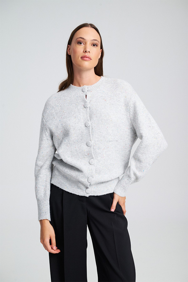 REINA CARDIGAN - GREY