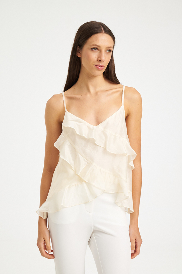 TARA TOP - WHITE