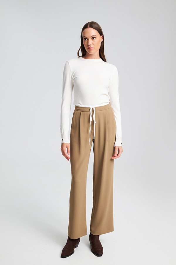MAYA TROUSERS - CAMEL
