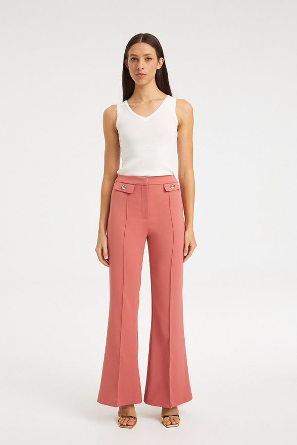 DALISA TROUSERS - PEACH