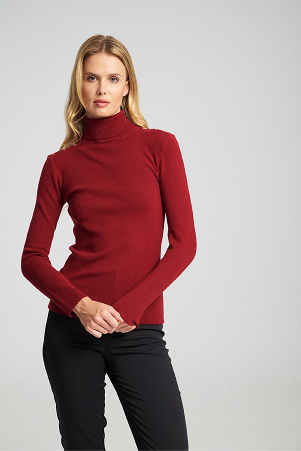 GINI SWEATER - CHERRY