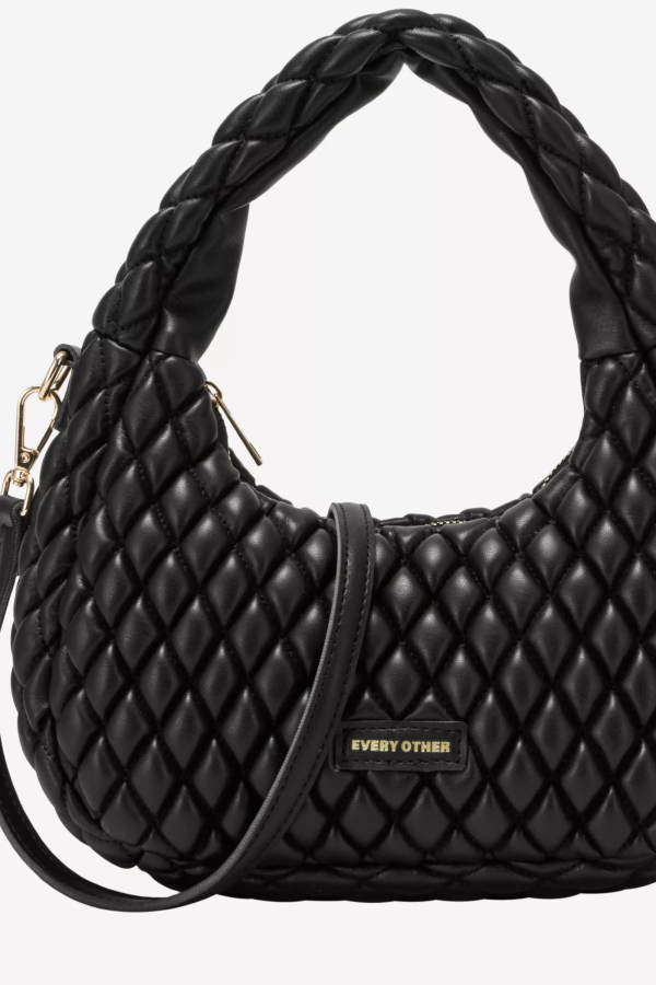 QUILTED GRAB/CROSS BODY BAG