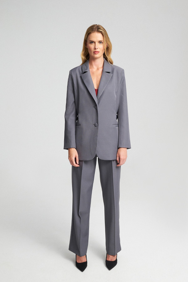 ARIELA BLAZER - GREY