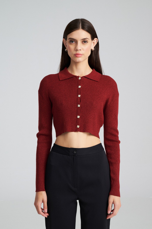 MADISON CARDIGAN - CHERRY 
