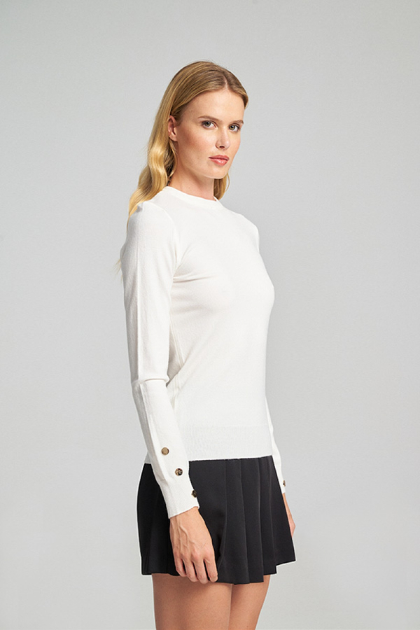 MONICA SWEATER - WHITE