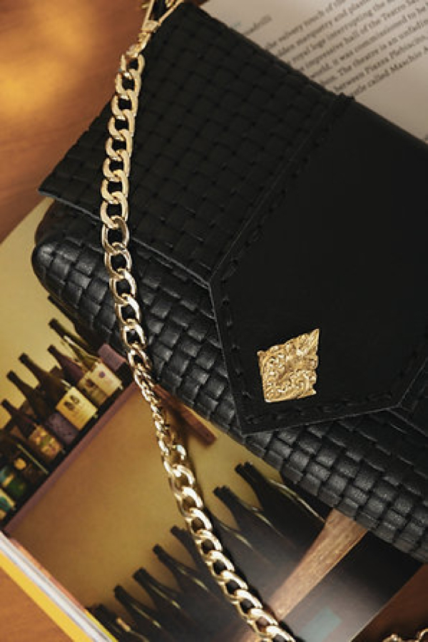 ''OLD AND WISE'' SHOULDER BAG