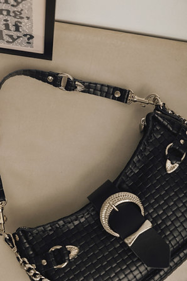 KISS OF LIFE SHOULDER BAG/BLACK