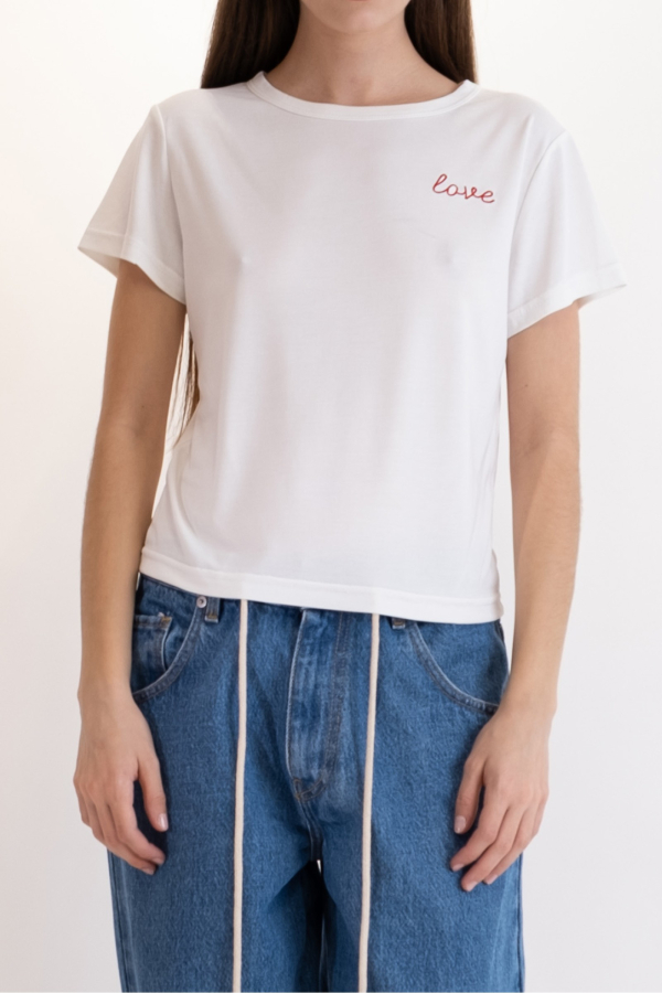 AMIRA OFF-WHITE HEART
