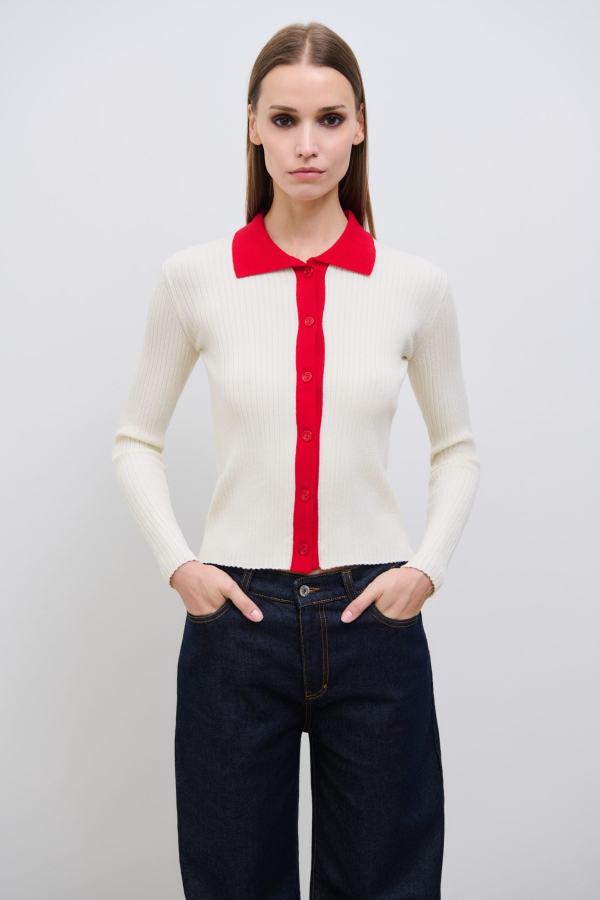 AMORA CARDIGAN - ECRU