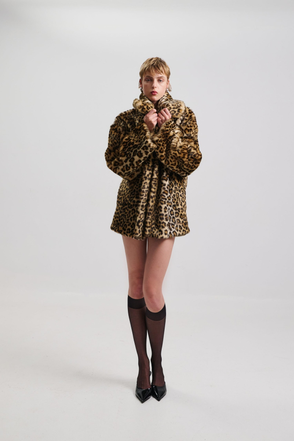 FAUX FUR LEOPARD 