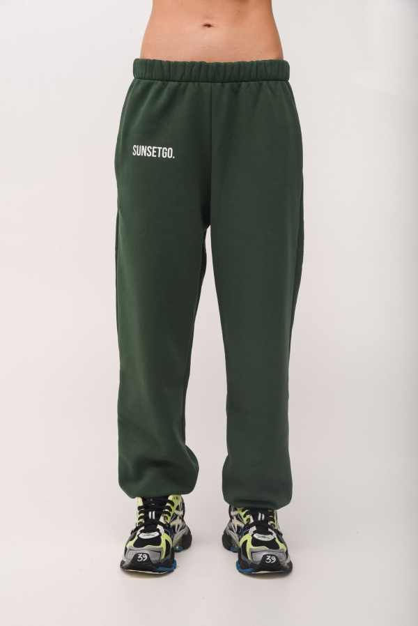 HAILEY SWEATPANTS - FOREST GREEN