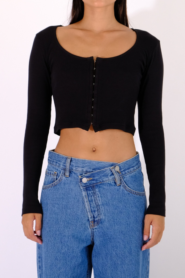 ERICA TOP - BLACK