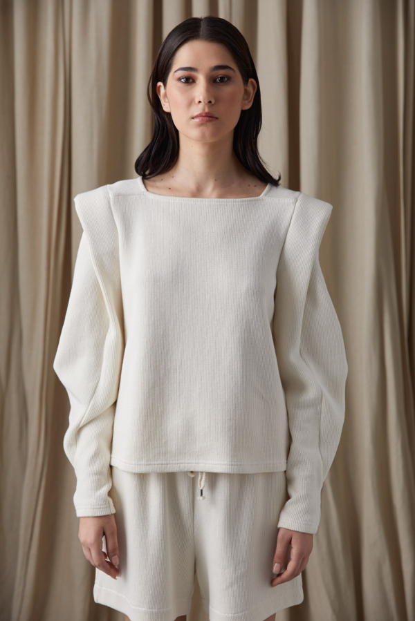 SICILY KNITTED SWEATER - OFF WHITE