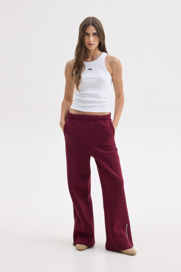 HAILEY SWETPANTS - AUBERGINE