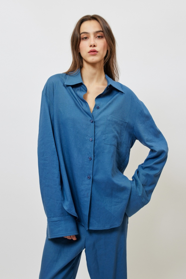 JULY SHIRT - INDIGO