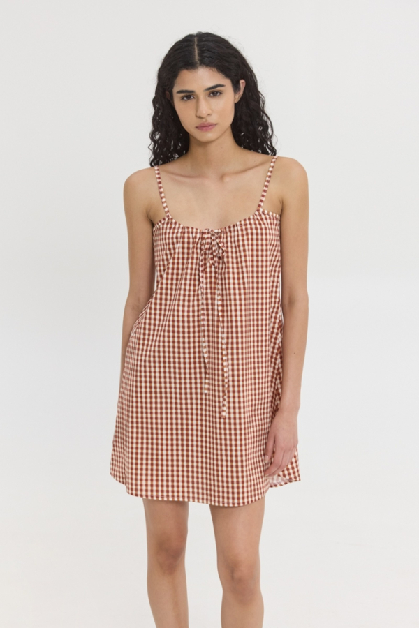 LOLITA PRINTED DRESS - PLAID