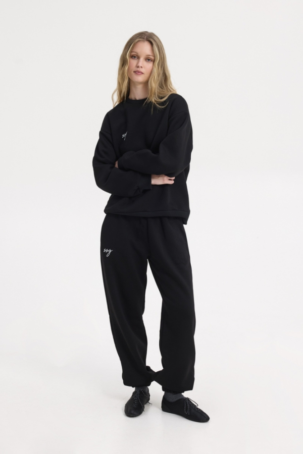 MABEL SWEATPANTS - BLACK 