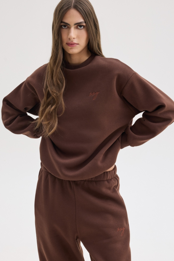 MABEL SWEATSHIRT - BROWN