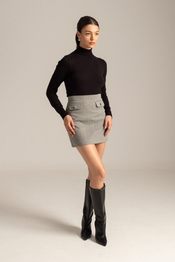 REINA SKIRT - GREY