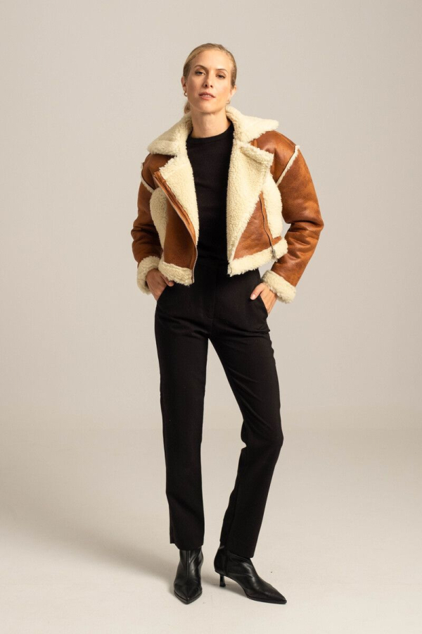 LUPE SHEEPSKIN - CAMEL