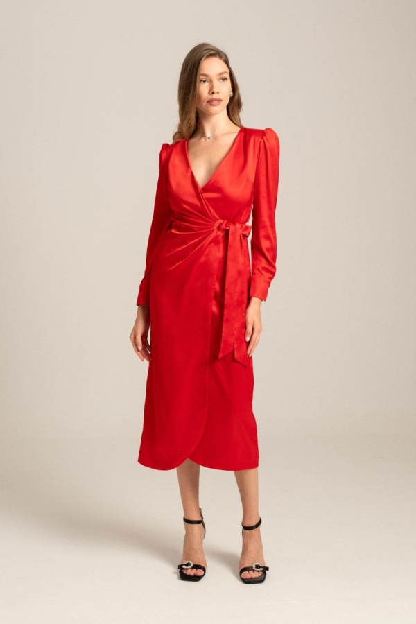 PHOEBE DRESS - RED