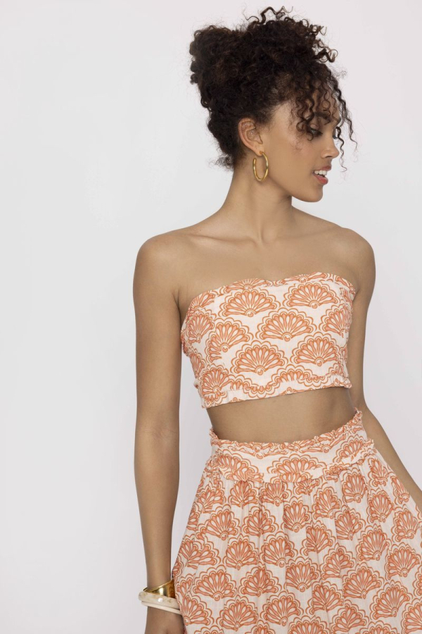 SUKI TOP - PEACH