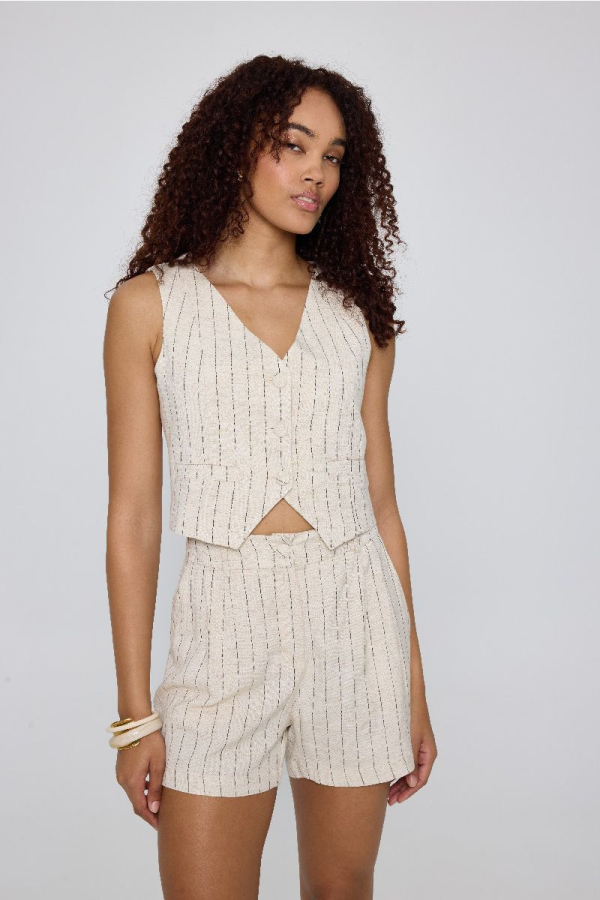 LUCIA SHORTS - ECRU