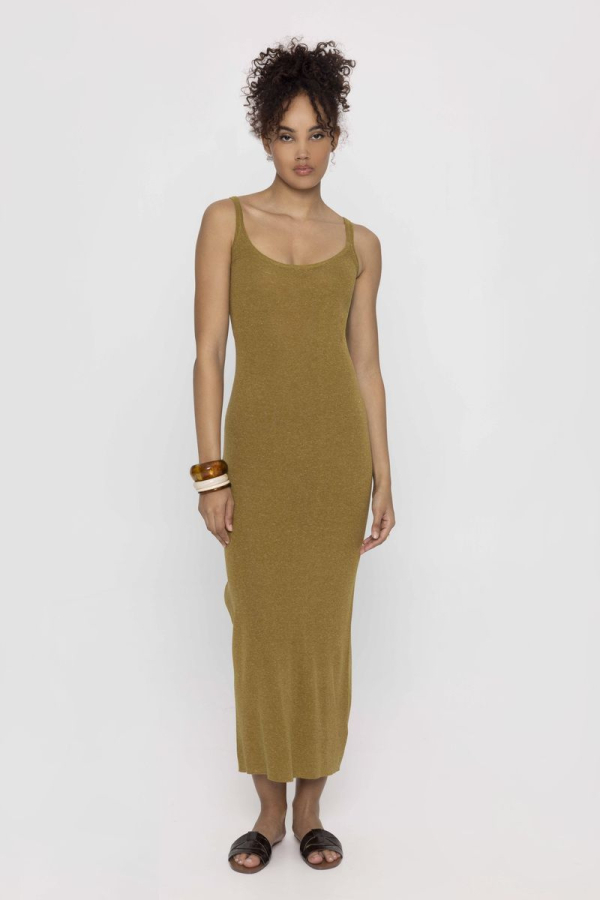 XENIA DRESS - KHAKI